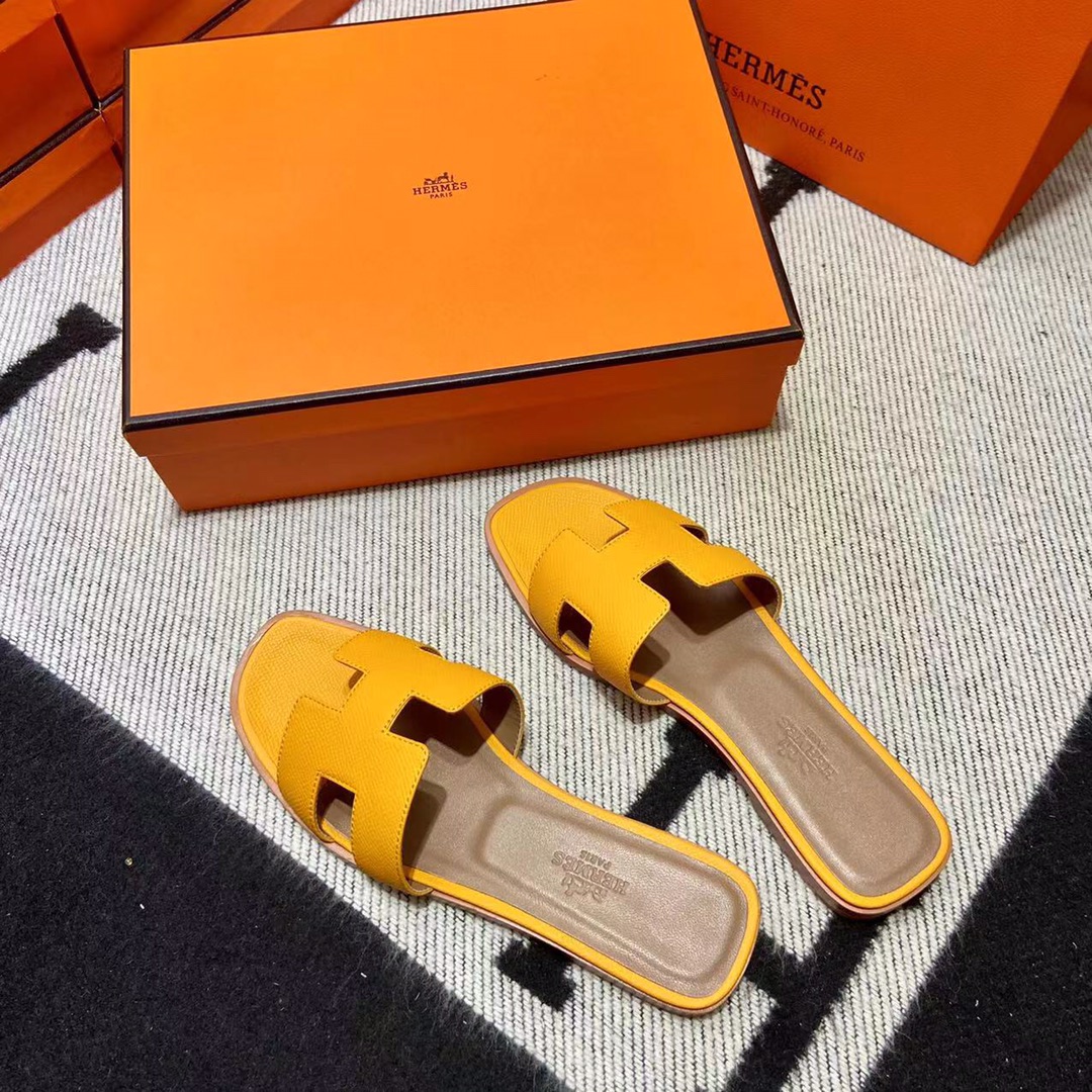 에르메스 올수공 오란 슬리퍼 샌들 앱송 19